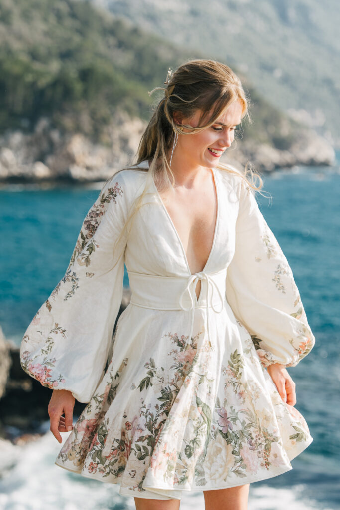 Symbolic wedding at Marnei Mare in Samos Island