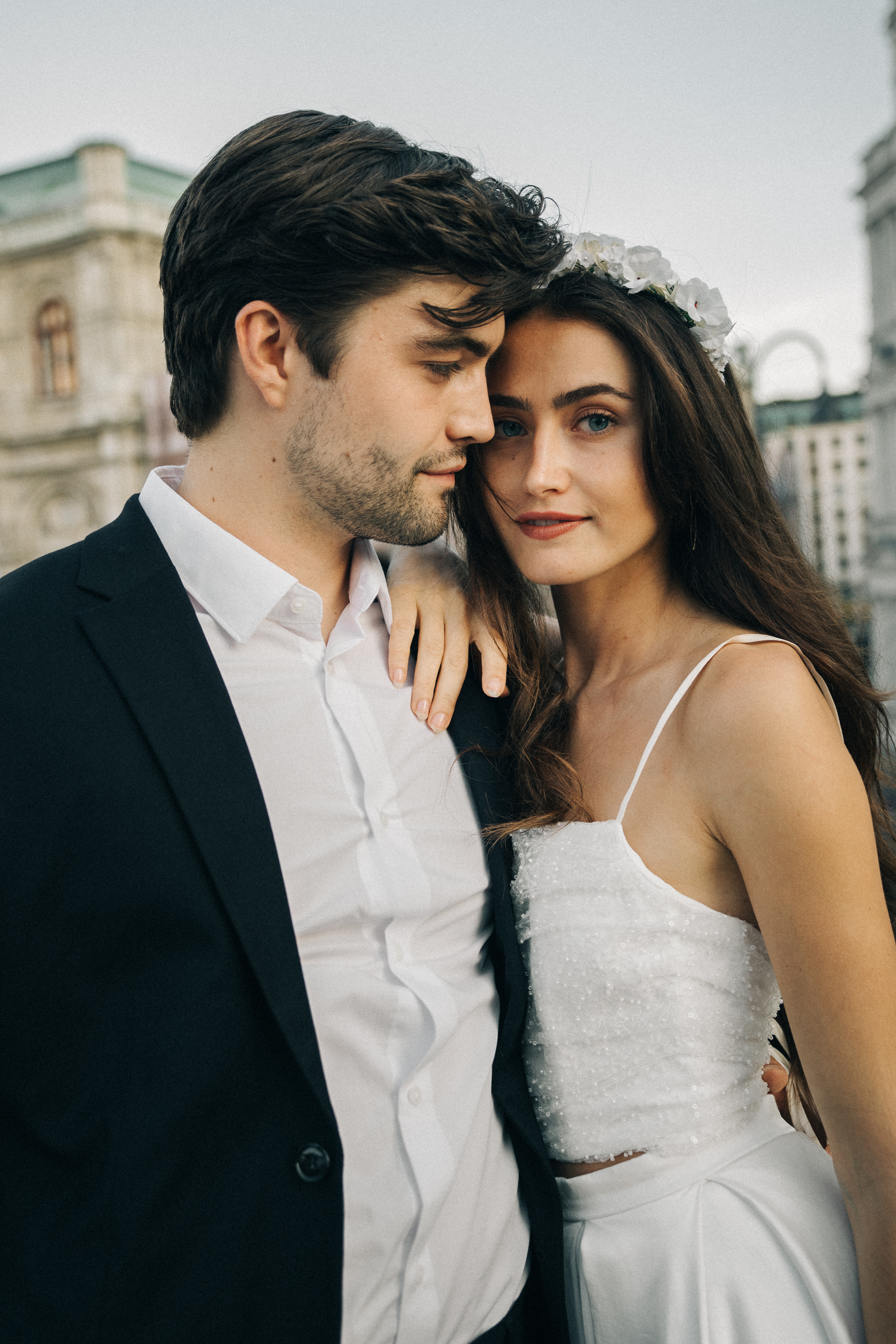 Bride and groom sharing a natural moment captured by Fleur de Love Photography. Bride and groom sharing a natural moment captured by Fleur de Love Photography.