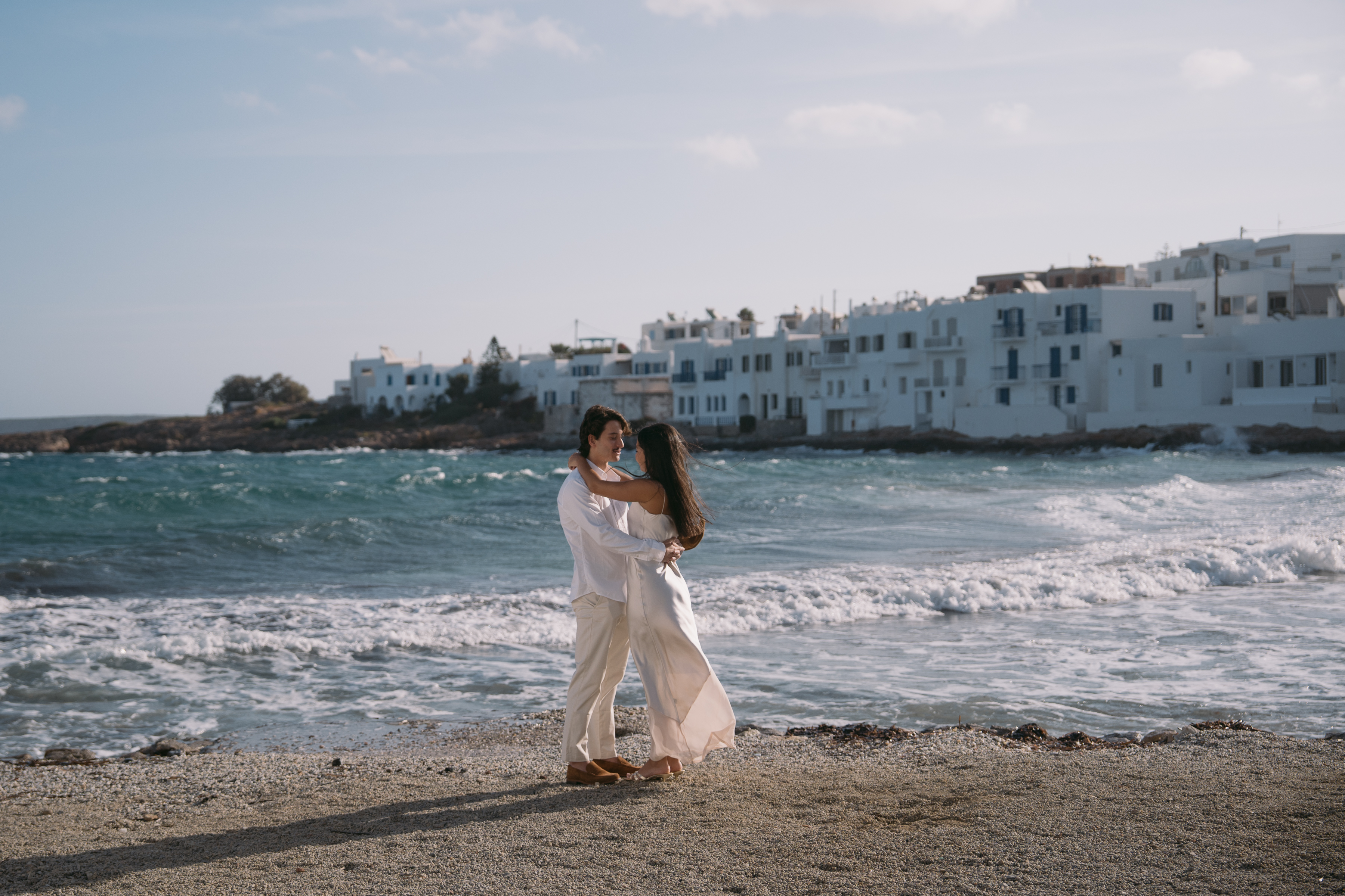Engagement photoshoot in Paros island
